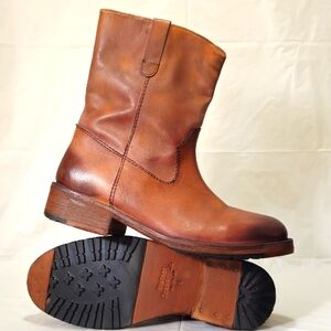 Vintage Foundry Co. Alaina Women's Leather Ankle Boots, Size: 9, Burgundy